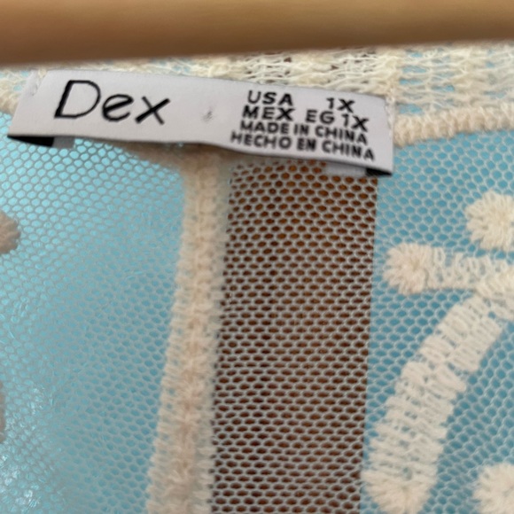 Lace duster or beach cover-up - Picture 4 of 5